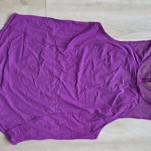 Purple Sleeveless Athletic Top